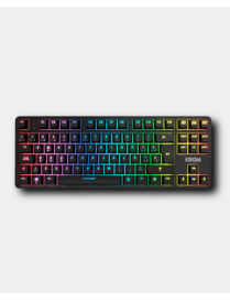 Krom NXKROMKERNELPROSP teclado Juego USB + RF Wireless + Bluetooth QWERTY Español Negro, Blanco