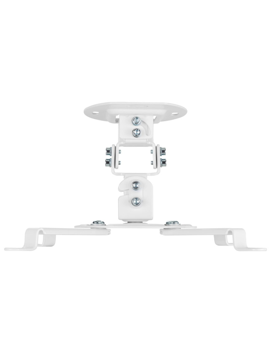 AISENS Soporte Universal Giratorio, Inclinable de Techo para Proyector 13.5Kg, Blanco
