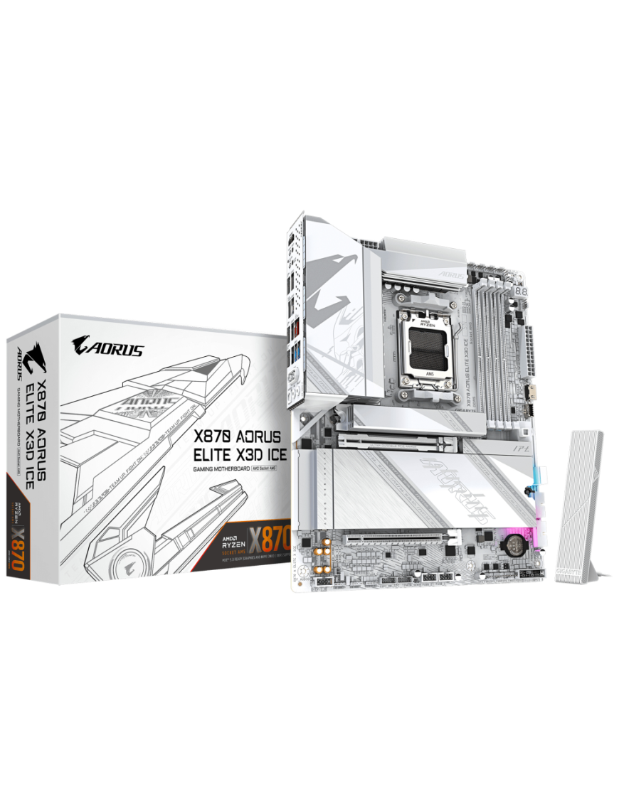 GIGABYTE X870 AORUS ELITE X3D ICE Placa Base