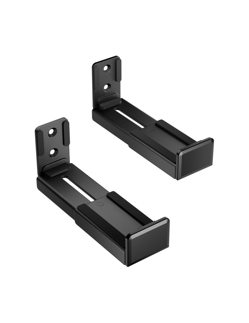 AISENS Soporte Universal de Pared para Barra de Sonido, Negro