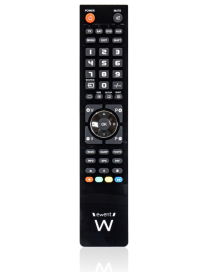 Ewent EW1570 mando a distancia DTT, DVD/Blu-ray, Proyector, SAT, STB, Altavoz para barra de sonido, TV, Universal, VCR Botones