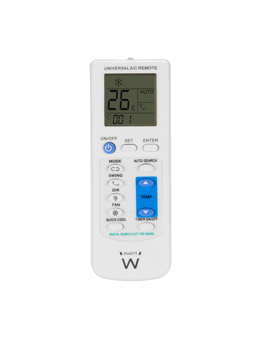 Ewent EW1579 mando a distancia Aire Acondicionado Botones