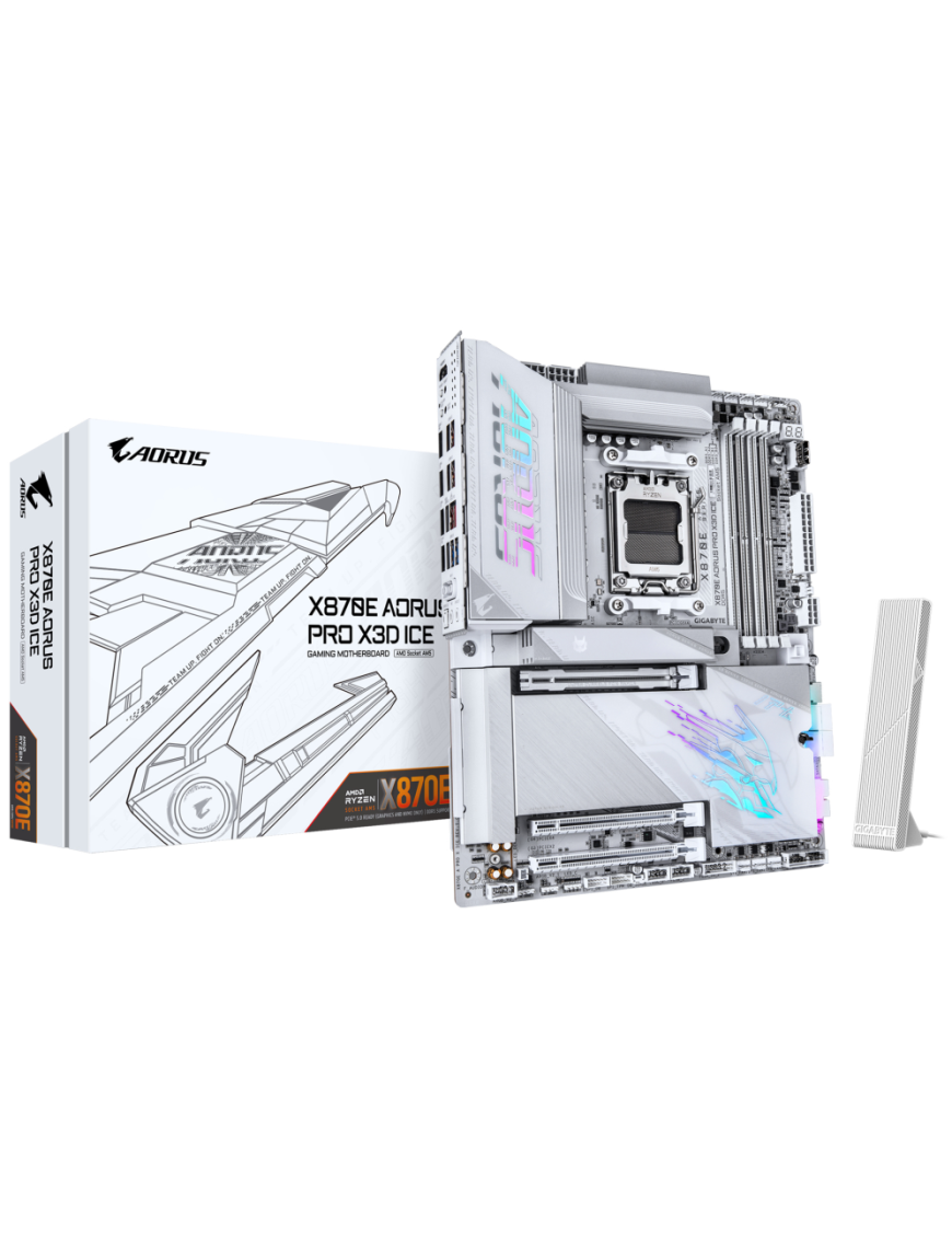GIGABYTE X870E AORUS PRO X3D ICE Placa Base