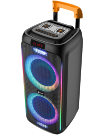 Denver TSP-456 Altavoz para fiestas Negro 60 W