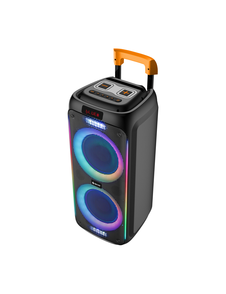 Denver TSP-456 Altavoz para fiestas Negro 60 W