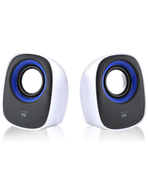 Ewent EW3513 altavoz De 1 vía Negro, Azul, Blanco Alámbrico 5 W