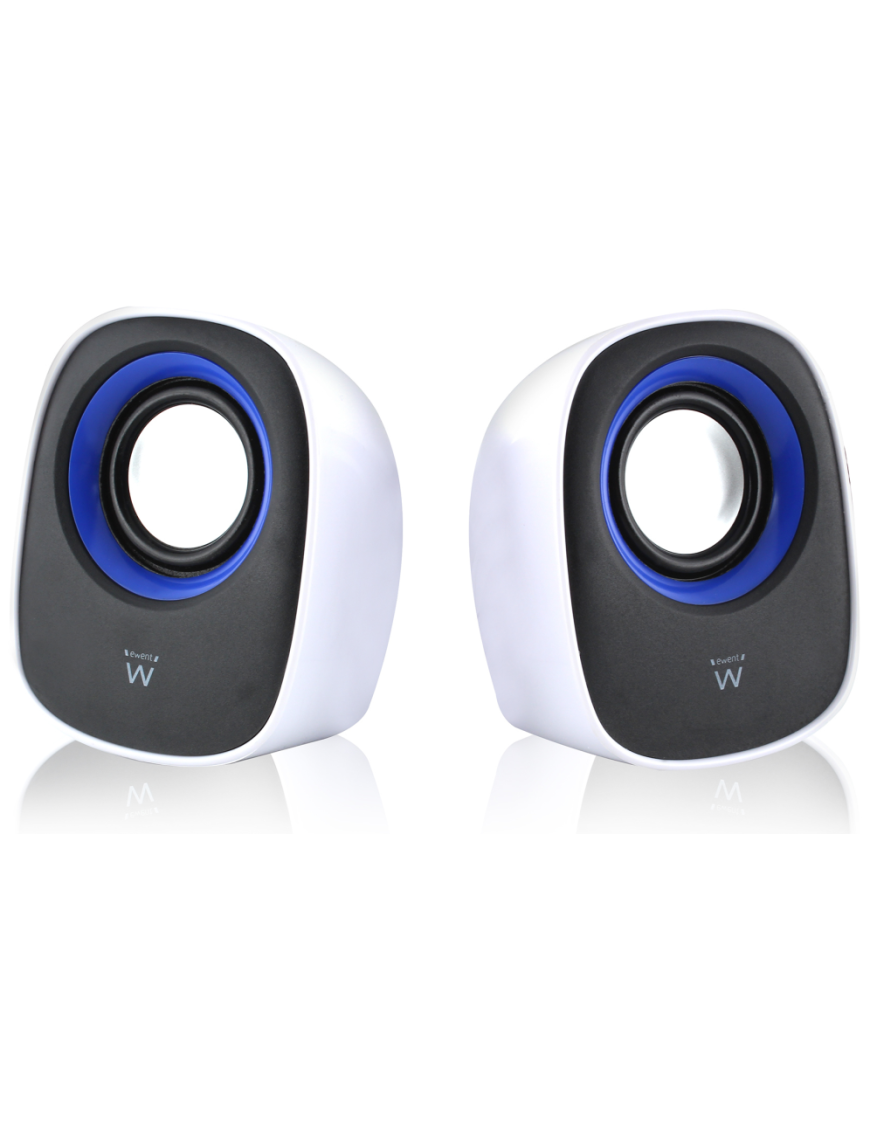 Ewent EW3513 altavoz De 1 vía Negro, Azul, Blanco Alámbrico 5 W