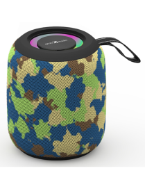 Gembird GMB Audio SPK-BT-LED-05-CM altavoz portátil o de fiesta Altavoz monofónico portátil Camuflaje 8 W