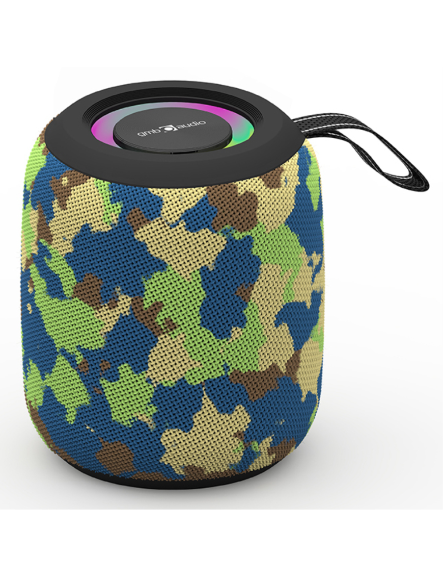 Gembird GMB Audio SPK-BT-LED-05-CM altavoz portátil o de fiesta Altavoz monofónico portátil Camuflaje 8 W