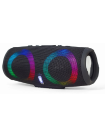 Gembird SPK-BT-LED-02 altavoz portátil o de fiesta Altavoz monofónico portátil Negro 10 W