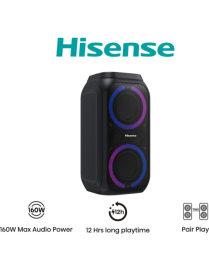 Hisense Party Rocket 160 Altavoz para fiestas Negro 160 W