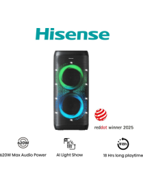 Hisense Party Thunder Altavoz para fiestas Negro 620 W