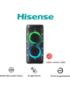 Hisense Party Thunder Altavoz para fiestas Negro 620 W