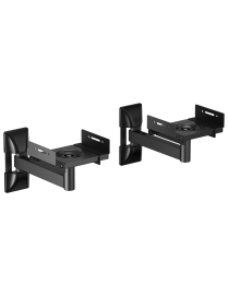 AISENS Soporte Universal De Pared Giratorio E Inclinable Para Altavoces, Negro
