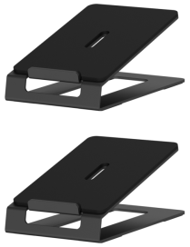 AISENS Soporte Universal De Sobremesa Para Altavoces, Negro