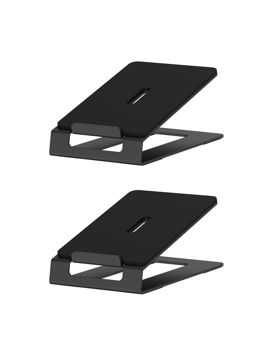 AISENS Soporte Universal De Sobremesa Para Altavoces, Negro