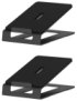 AISENS Soporte Universal De Sobremesa Para Altavoces, Negro