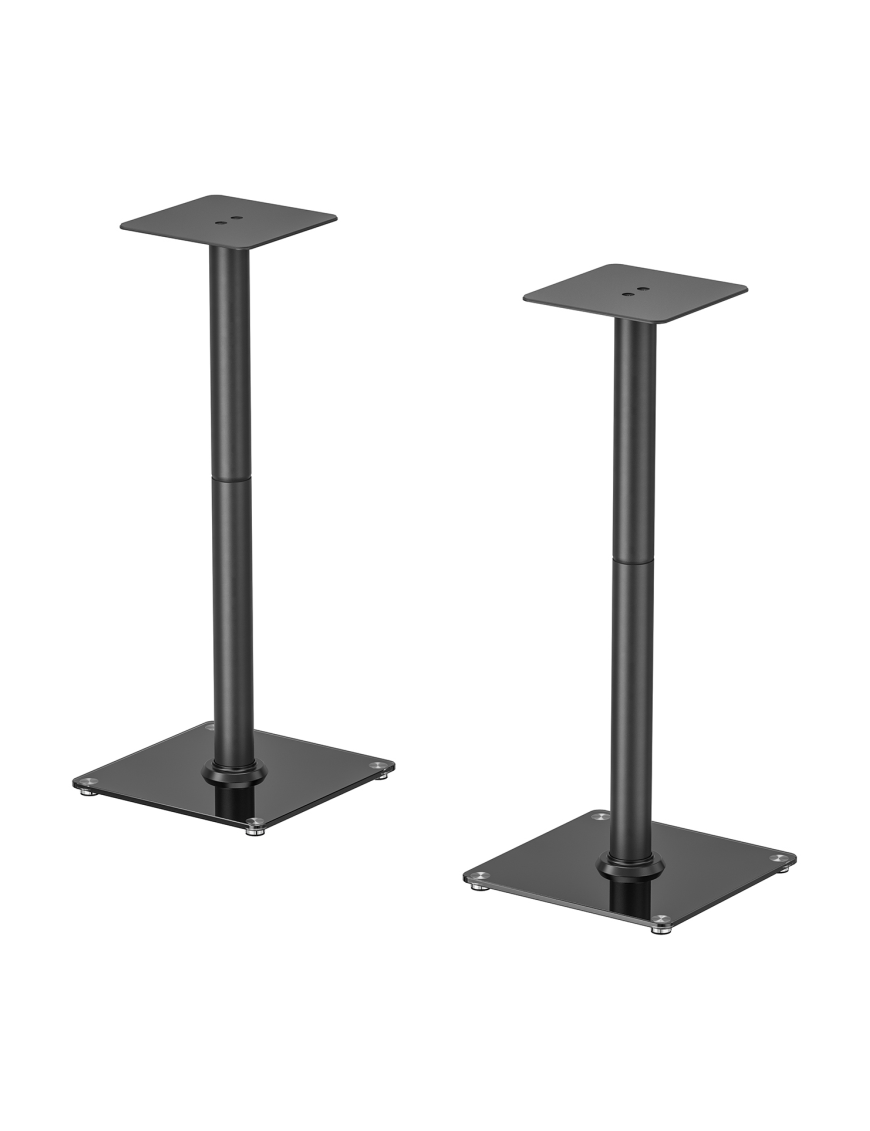 AISENS Soporte Universal De Suelo Para Altavoces, Negro