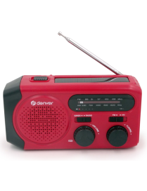 Denver SCR-2010MK2 radio Portátil Analógica Rojo