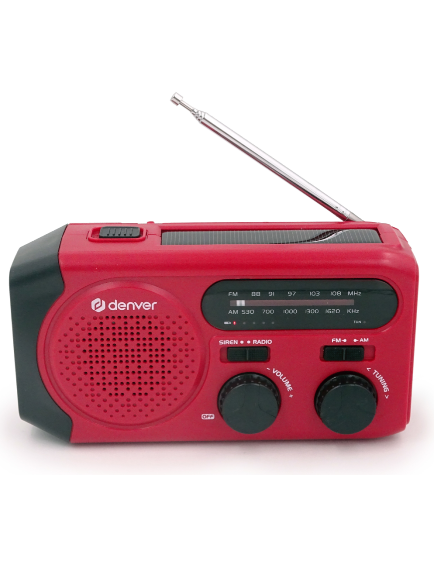Denver SCR-2010MK2 radio Portátil Analógica Rojo