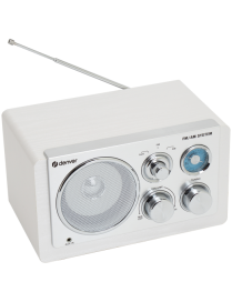 Denver TR-63W radio Analógica Blanco