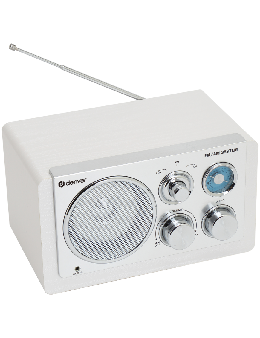 Denver TR-63W radio Analógica Blanco