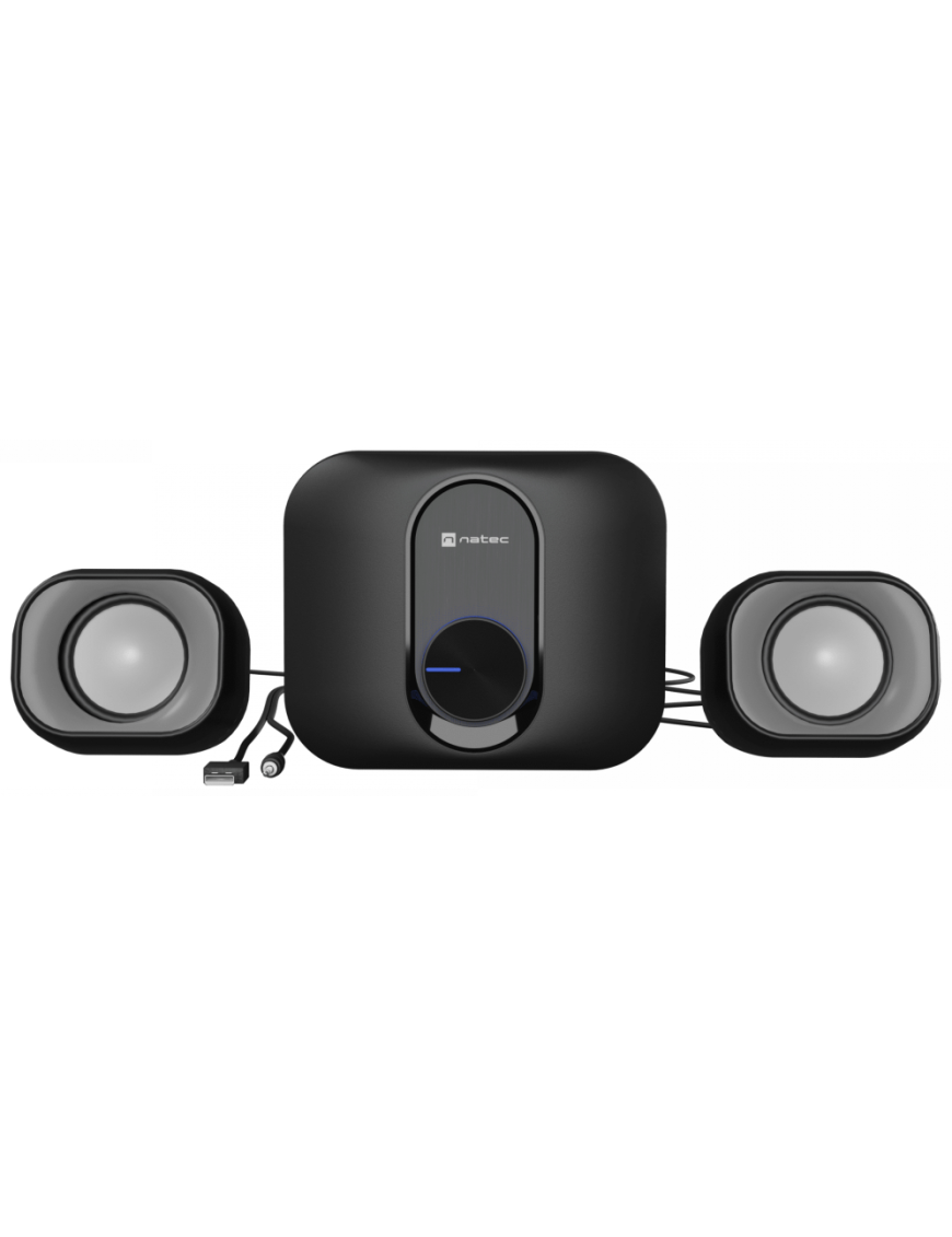 NATEC NGL-2111 sistema de audio para el hogar Minicadena de música para uso doméstico 3 W Negro