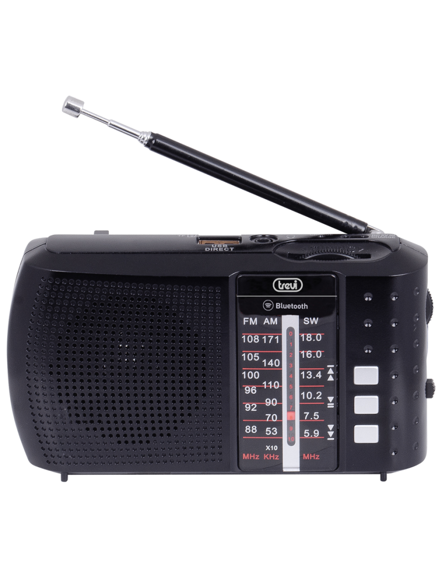 Trevi 0RA7F2000 radio Portátil Analógico y digital Negro
