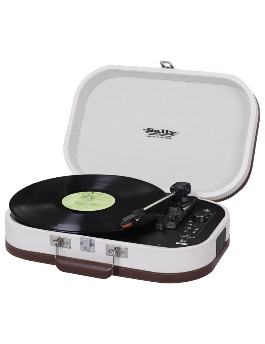 Trevi TT 1020 BT Tocadiscos de tracción directa Beige Semiautomático