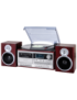 Trevi TT 1072 DAB Tocadiscos de tracción directa Madera Semiautomático
