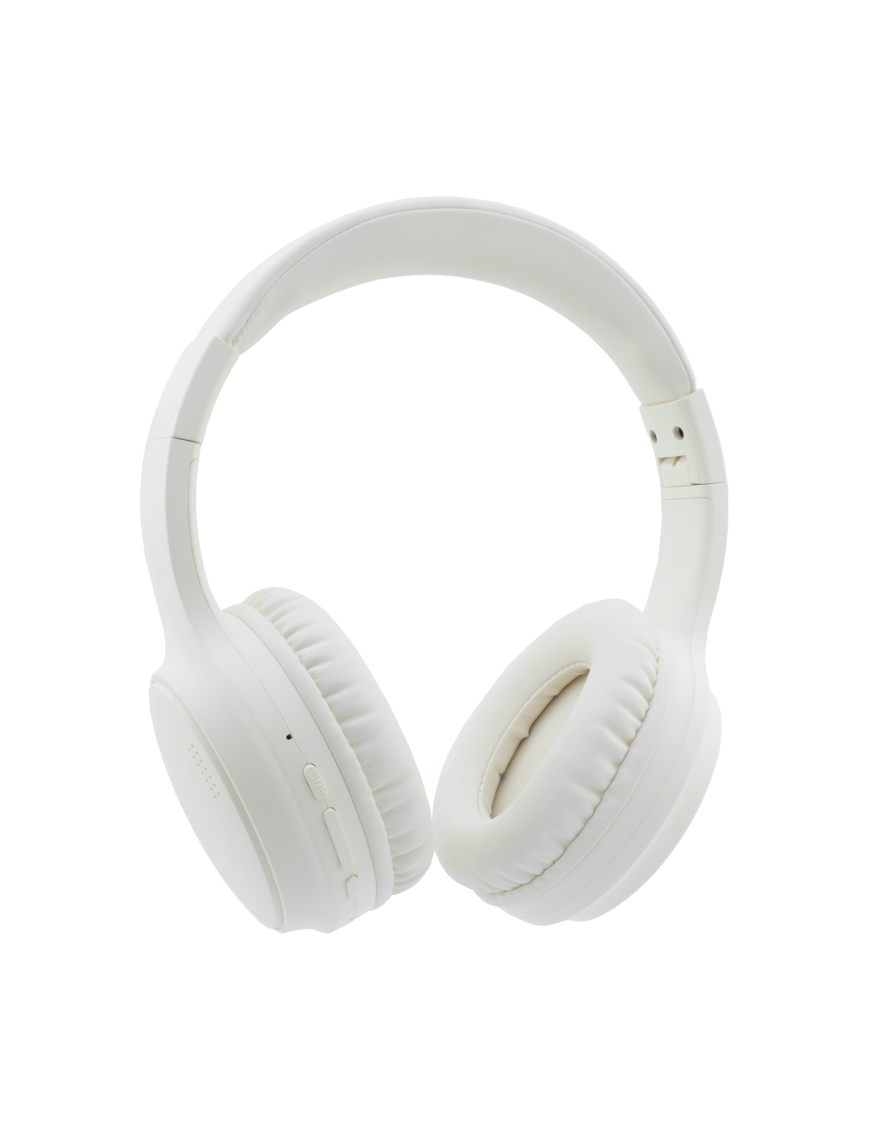 CoolBox AURICULARES BLUETOOTH 5.3 AIR40 CANCELACION RUIDO ANC BEIGE DIADEMA PLEGABLES