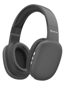 Denver BTH-252 auricular y casco Auriculares Inalámbrico De mano Llamadas/Música/Deporte/Uso diario Bluetooth Gris