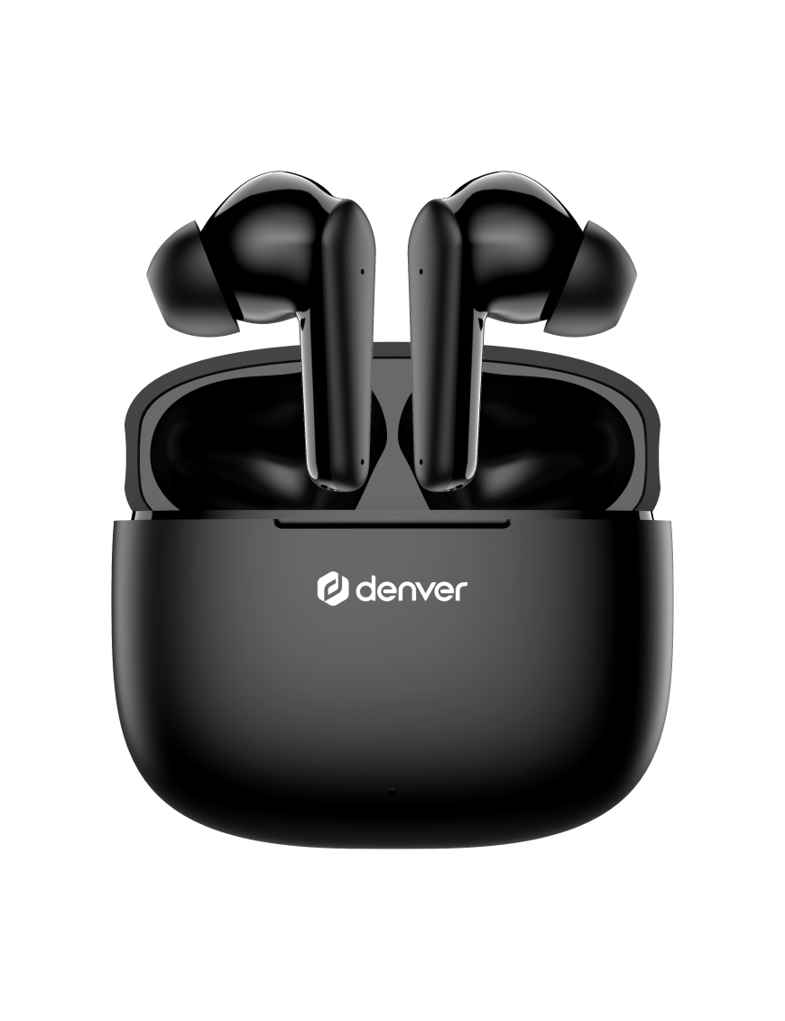 Denver TWE-48B Auriculares True Wireless Stereo (TWS) Dentro de oído Llamadas/Música Bluetooth Negro