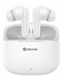 Denver TWE-48W auricular y casco Auriculares True Wireless Stereo (TWS) Dentro de oído Llamadas/Música Bluetooth Blanco