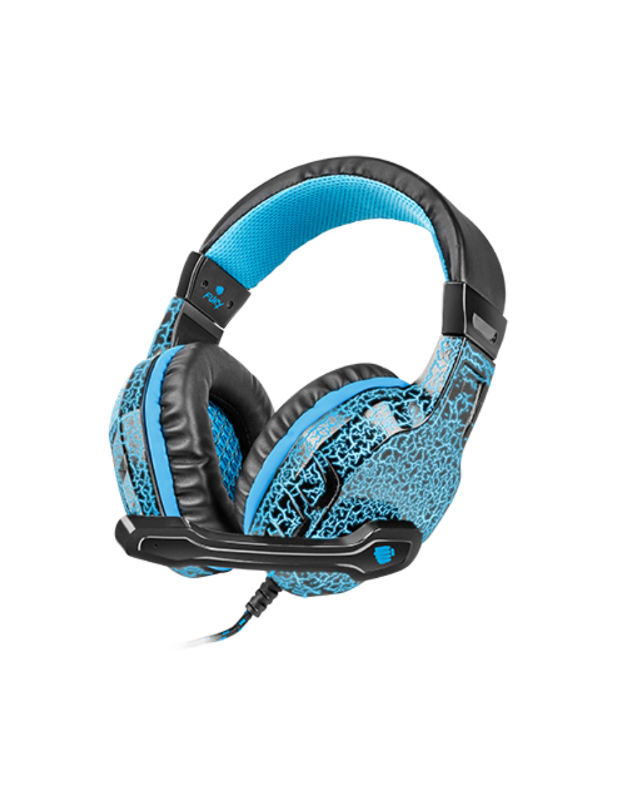 FURY Hellcat Auriculares Alámbrico Diadema Juego Negro, Azul