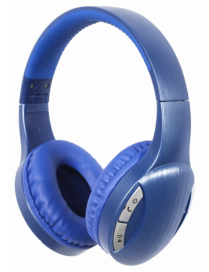 Gembird BTHS-01-B auricular y casco Auriculares Inalámbrico y alámbrico Diadema Llamadas/Música MicroUSB Bluetooth Azul