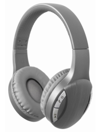 Gembird BTHS-01-SV auricular y casco Auriculares Inalámbrico y alámbrico Diadema Llamadas/Música MicroUSB Bluetooth Plata