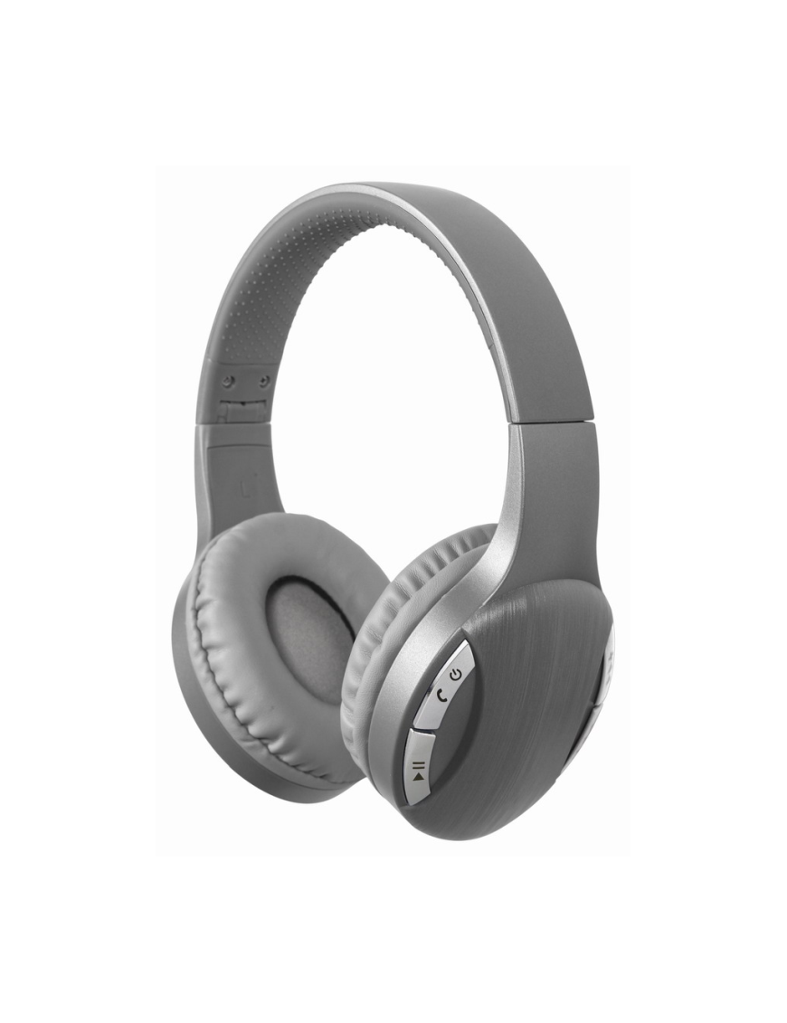 Gembird BTHS-01-SV auricular y casco Auriculares Inalámbrico y alámbrico Diadema Llamadas/Música MicroUSB Bluetooth Plata