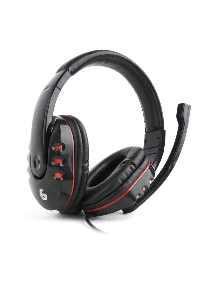 Gembird GHS-402 auricular y casco Auriculares Alámbrico Diadema Juego Negro