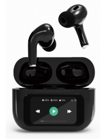 Gembird GMB Audio TWS-LCD-ANC-01-BK auricular y casco Auriculares Inalámbrico Dentro de oído Llamadas/Música USB Tipo C Bluetoot