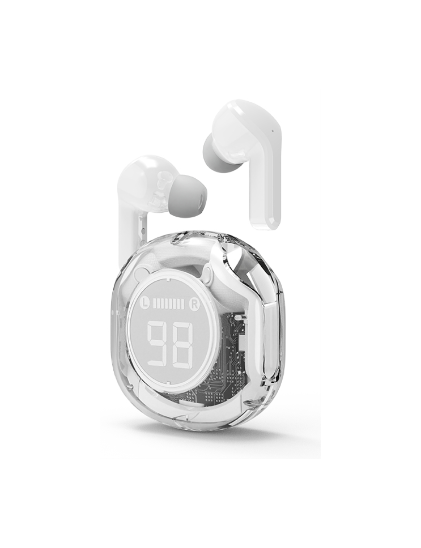 Gembird GMB Audio TWST-01-W auricular y casco Auriculares Inalámbrico Dentro de oído Llamadas/Música USB Tipo C Bluetooth