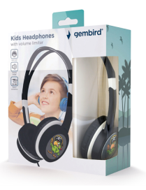 Gembird MHP-JR-BK auricular y casco Auriculares Alámbrico Diadema Música Negro
