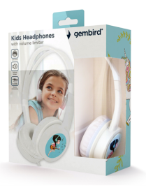 Gembird MHP-JR-W auricular y casco Auriculares Alámbrico Diadema Música Blanco