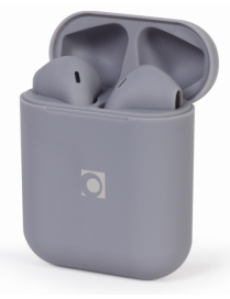 Gembird TWS-SEA-GW auricular y casco Auriculares Inalámbrico Dentro de oído Llamadas/Música MicroUSB Bluetooth Gris