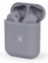 Gembird TWS-SEA-GW auricular y casco Auriculares Inalámbrico Dentro de oído Llamadas/Música MicroUSB Bluetooth Gris
