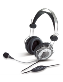 Genius Computer Technology HS-04SU Auriculares Alámbrico Diadema Oficina/Centro de llamadas Plata
