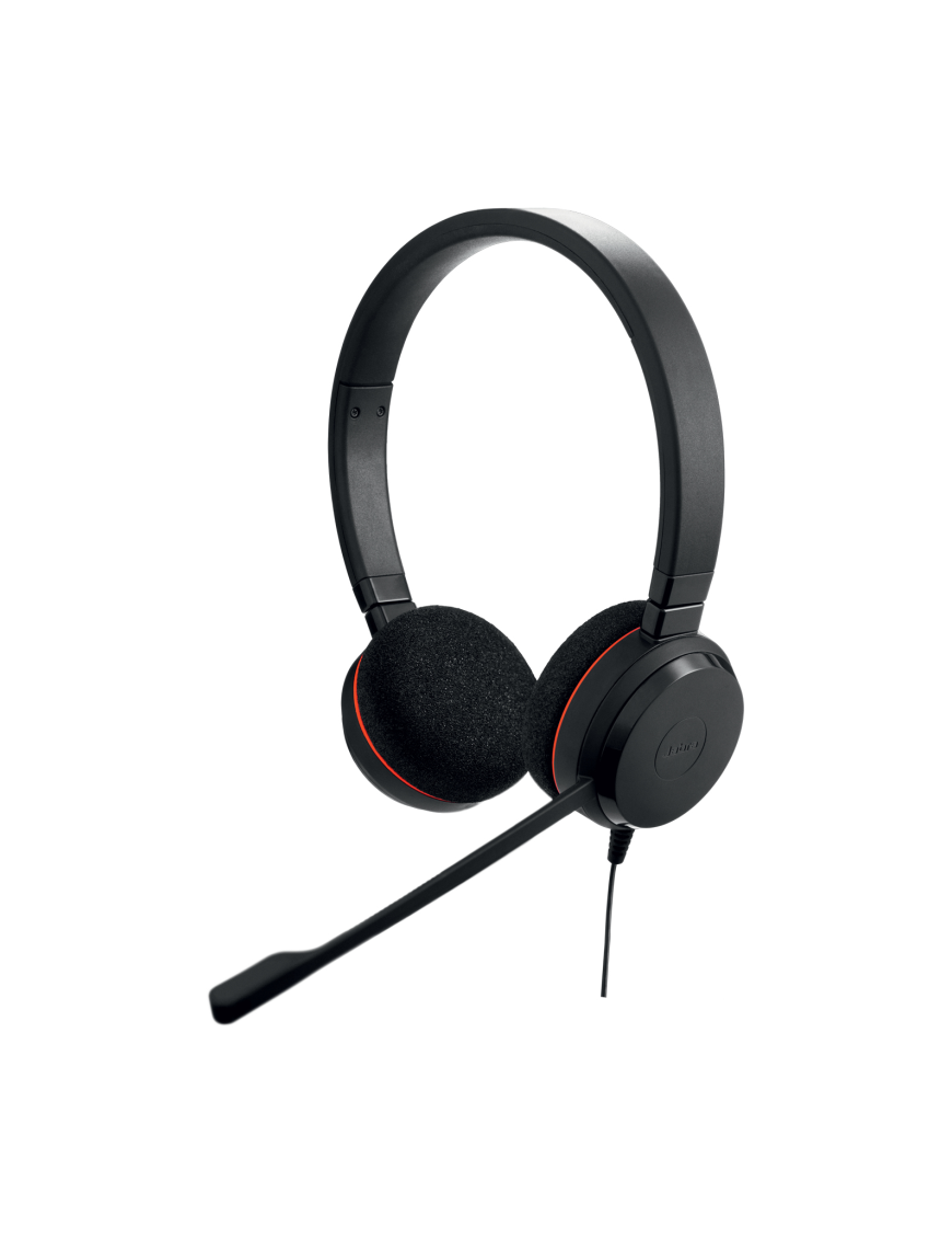 Jabra Evolve 20 Auriculares Alámbrico Diadema Oficina/Centro de llamadas USB tipo A Negro