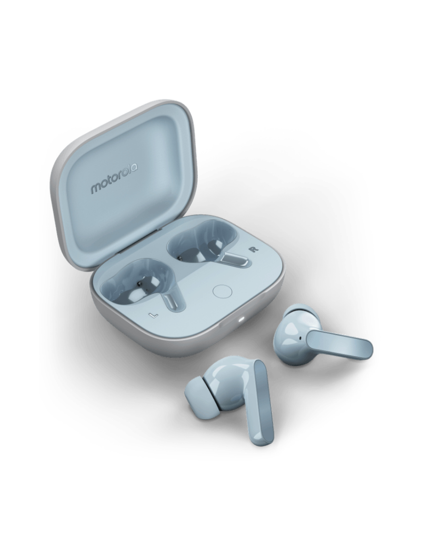 Motorola Moto Buds Auriculares Inalámbrico Dentro de oído Llamadas/Música/Deporte/Uso diario Bluetooth Azul