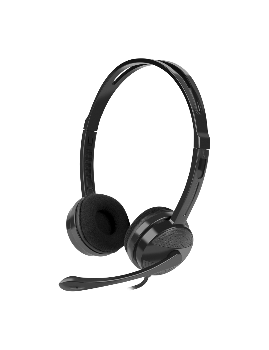 NATEC Canary Go Auriculares Alámbrico Diadema Oficina/Centro de llamadas Negro