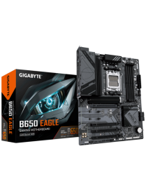 GIGABYTE B650 EAGLE Placa base - AMD Ryzen serie 9000, VRM de 12+2+2 fases, hasta 7600 MHz DDR5 (OC), 1xPCIe 5.0 + 2xPCIe 4.0